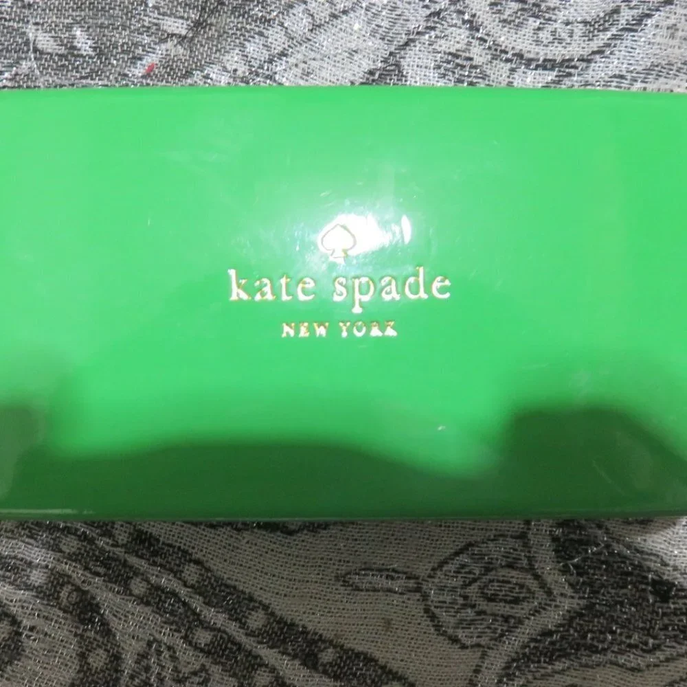 BOGO KATE SPADE New York Signature Logo Glossy Sunglass Eyewear Hard Clam Shell